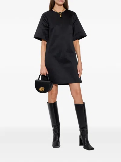 By Malene Birger Harperz Short-sleeve Mini Dress In Black