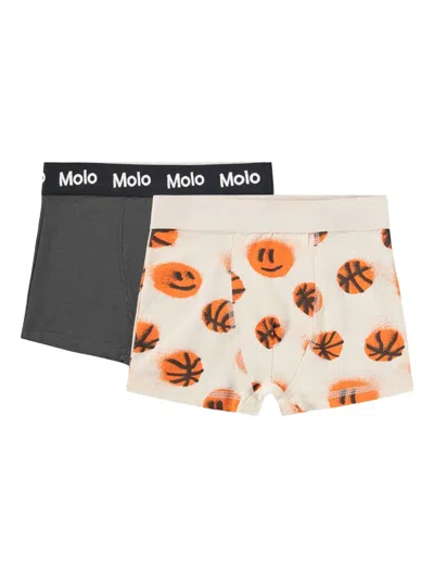 Molo Justin Boxers (set Of Two) In White