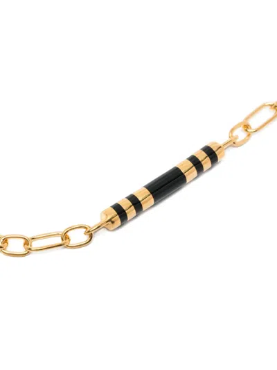 Aurelie Bidermann Positano Paperclip Necklace In Gold