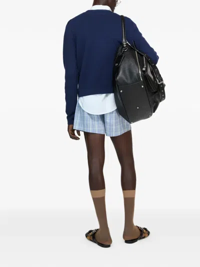 Acne Studios V-neck Sweater In Blue