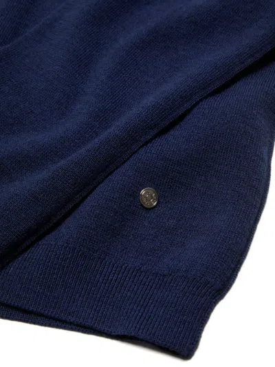 Acne Studios V-neck Sweater In Blue