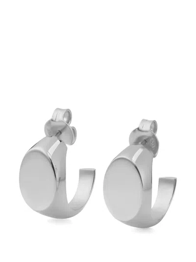 Maison Margiela Polished Earrings In Neutral