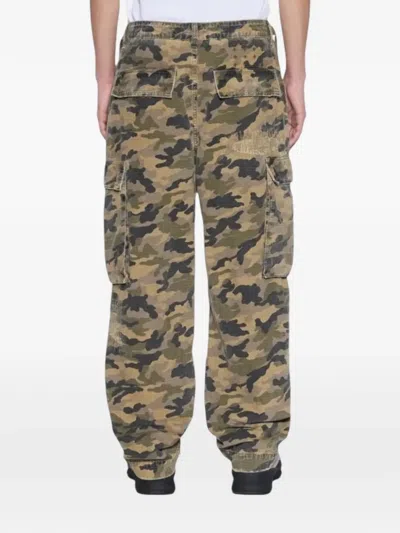 Ksubi Troop Camouflage Cargo Trousers In Green
