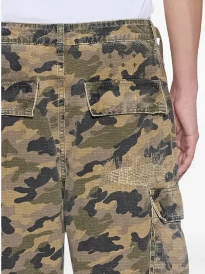 Ksubi Troop Camouflage Cargo Trousers In Green