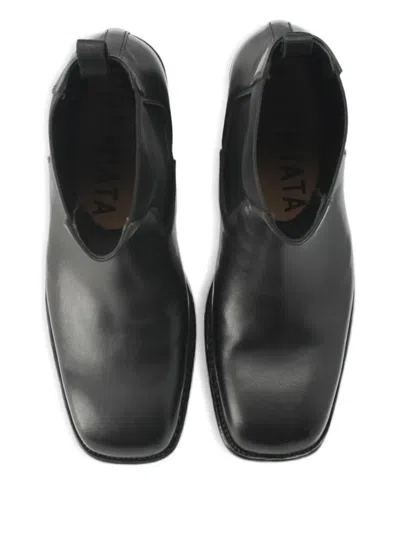 Premiata Block-heel Chelsea Boots In Black