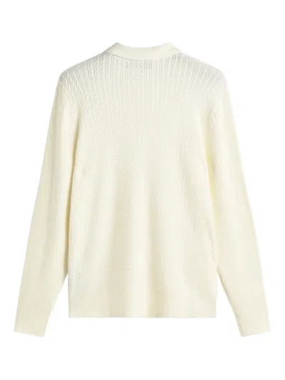 Les Héritiers Textured Polo Shirt In Neutral