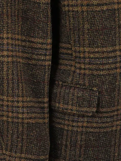 Isabel Marant Gesina Checked Single-button Blazer In Green