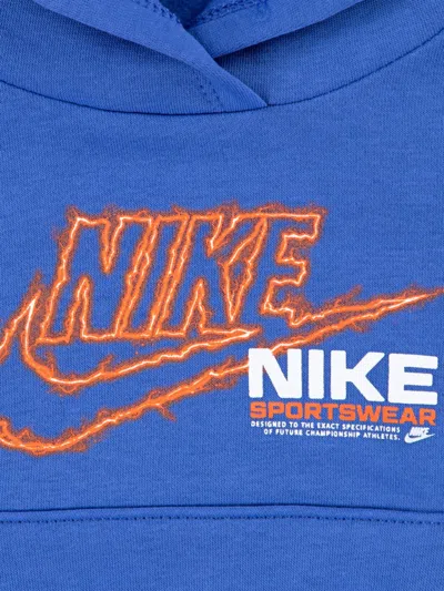 Nike Boys Nsw Fleece Tracksuit In Blue
