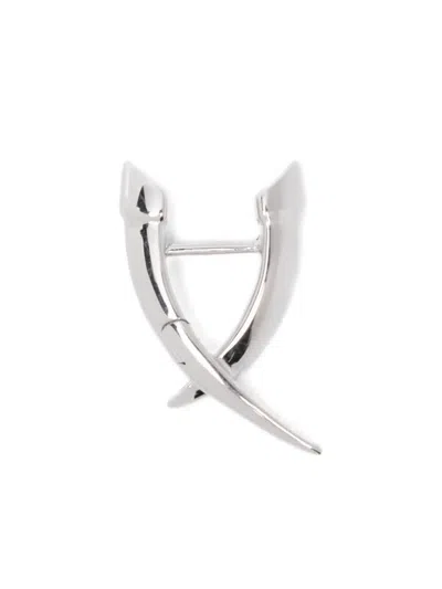 Shaun Leane Mini Crossover Earring In Metallic