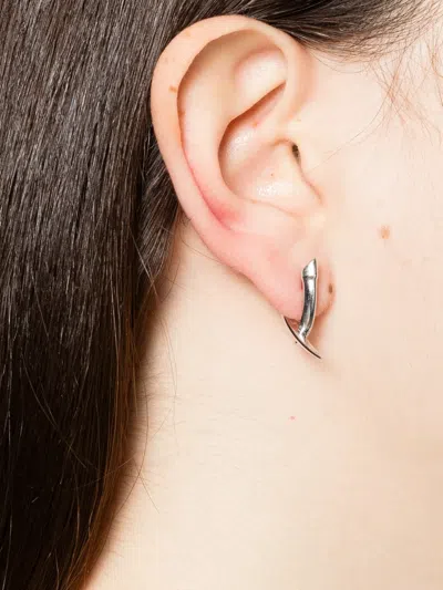Shaun Leane Mini Crossover Earring In Metallic