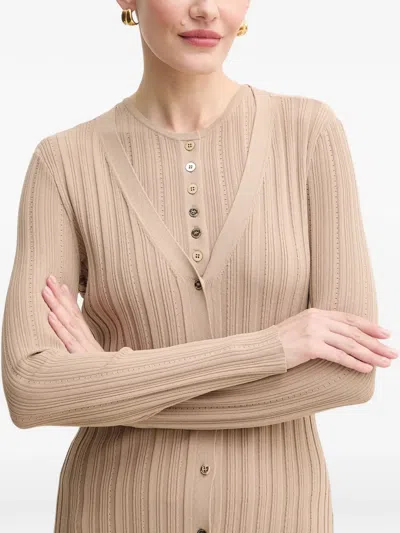 Marciano By Guess Buttoned Cardigan In Neutral