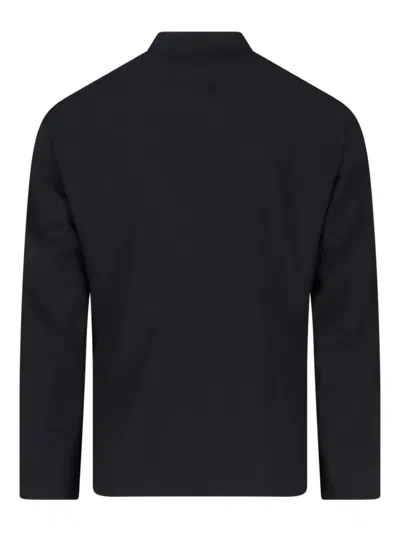 Giorgio Armani Button-up Jacket In Black