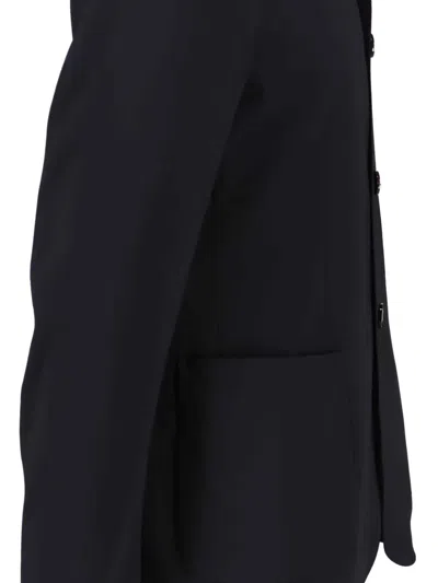 Giorgio Armani Button-up Jacket In Black