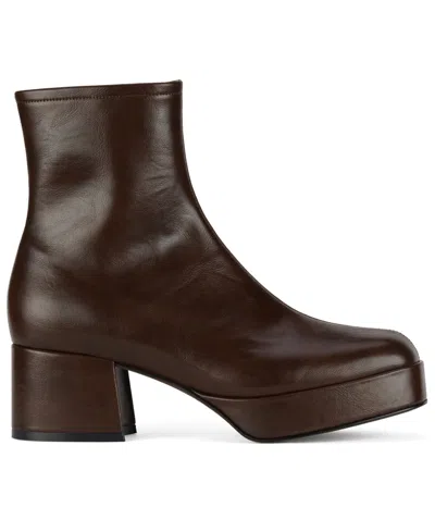 Jeffrey Campbell Women's Platform Block-heel Booties In Brown