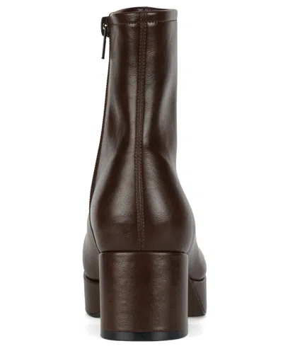 Jeffrey Campbell Women's Platform Block-heel Booties In Brown