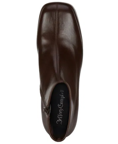 Jeffrey Campbell Women's Platform Block-heel Booties In Brown