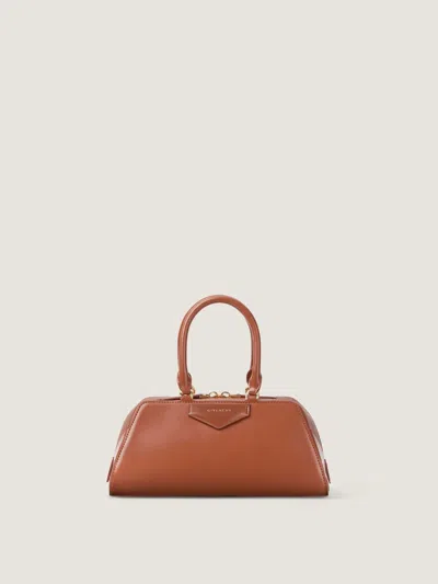 Givenchy Antigona East-west Small Leather Box Bag In Red