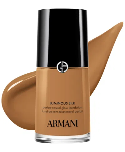 Armani Collezioni Luminous Silk Natural Glow 24-hour Wear Blurring Liquid Foundation, 1.0 Oz. In Transparent