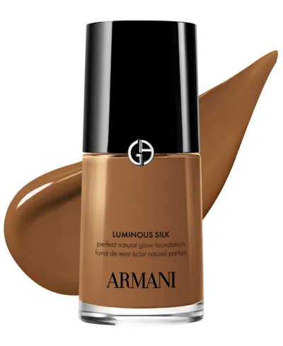 Armani Collezioni Luminous Silk Natural Glow 24-hour Wear Blurring Liquid Foundation, 1.0 Oz. In Transparent