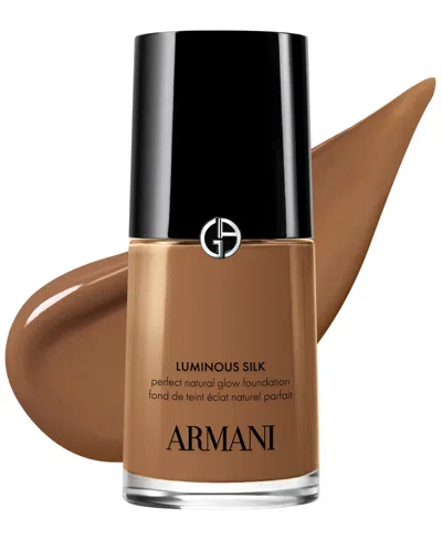Armani Collezioni Luminous Silk Natural Glow 24-hour Wear Blurring Liquid Foundation, 1.0 Oz. In Transparent