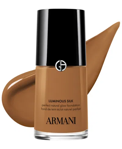 Armani Collezioni Luminous Silk Natural Glow 24-hour Wear Blurring Liquid Foundation, 1.0 Oz. In Transparent