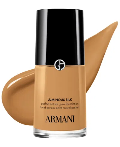 Armani Collezioni Luminous Silk Natural Glow 24-hour Wear Blurring Liquid Foundation, 1.0 Oz. In Transparent