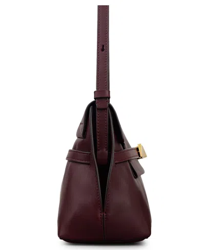 Radley London Christina Small Flapover Crossbody Bag In Burgundy