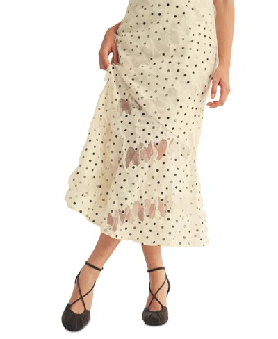 Arose Studio, Inc Women's Avelisse Halter Neck Midi Dress In Neutral