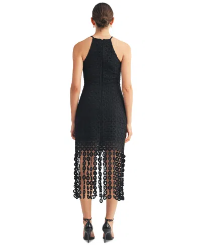 Arose Studio, Inc Women's Zariah Halter High-neck Midi Dress In Blue