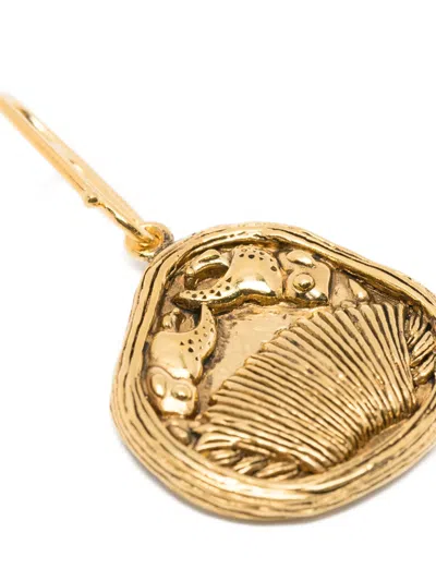 Aurelie Bidermann Cancer Zodiac Charm In Gold
