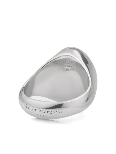 Maison Margiela Chevaliere-signet Ring In Metallic