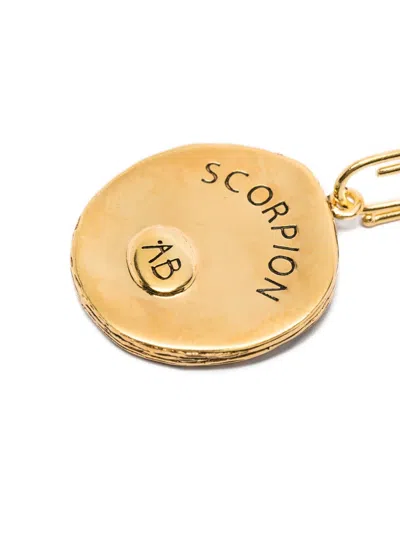 Aurelie Bidermann Scorpio Zodiac Charm In Gold