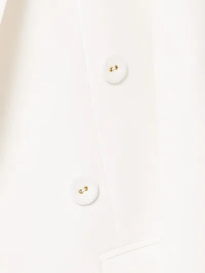 Nissa Double-breasted Blazer In White