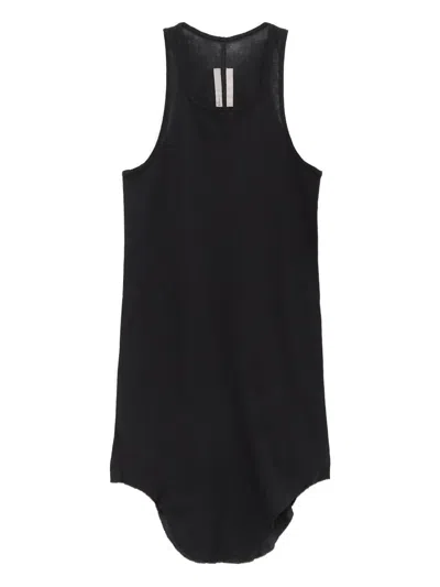 Rick Owens Crew-neck Tank Top In Black