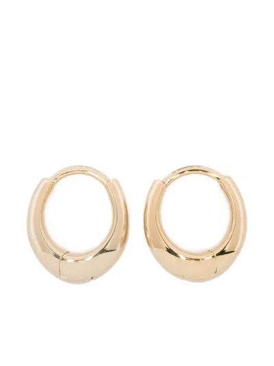 Shaun Leane Mini Sabre Hoop Earrings In Gold