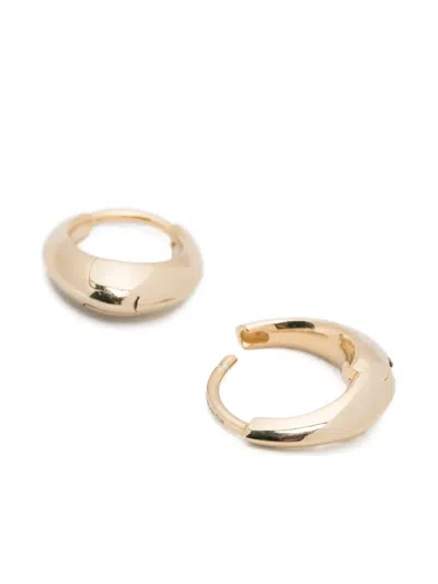 Shaun Leane Mini Sabre Hoop Earrings In Gold