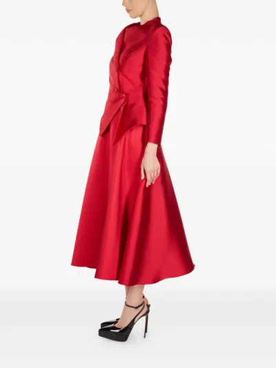 Araftu Buttoned A-line All In One In Red