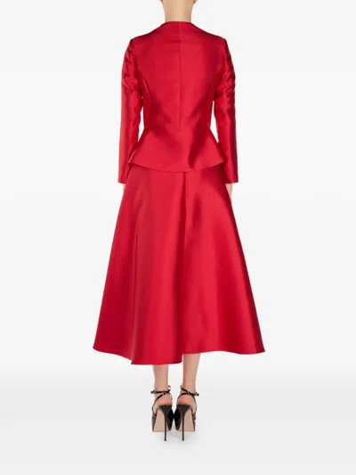 Araftu Buttoned A-line All In One In Red