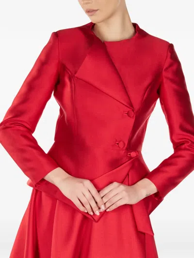 Araftu Buttoned A-line All In One In Red