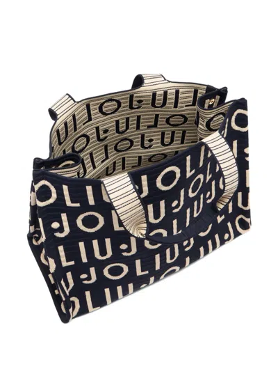 Liu •jo Medium Knit Tote Bag In Multi
