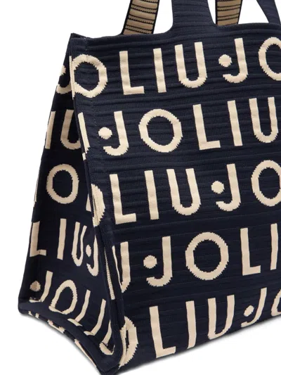Liu •jo Medium Knit Tote Bag In Multi