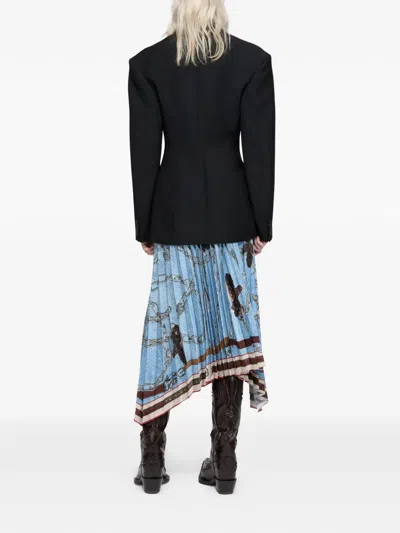 Acne Studios Single-breasted Blazer In Black