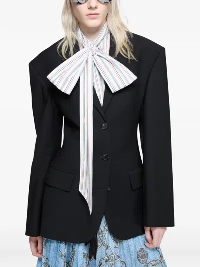 Acne Studios Single-breasted Blazer In Black