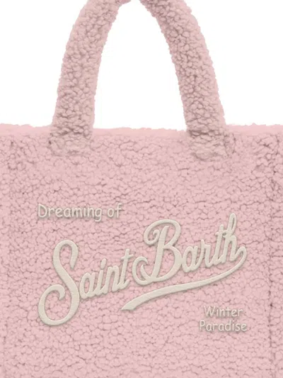 Mc2 Saint Barth Teddy Mini Vanity Clutch Bag In Pink