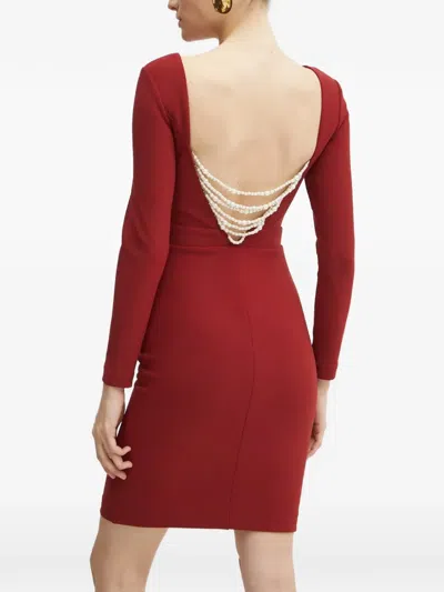 Marciano By Guess Open-back Mini Dress In Red