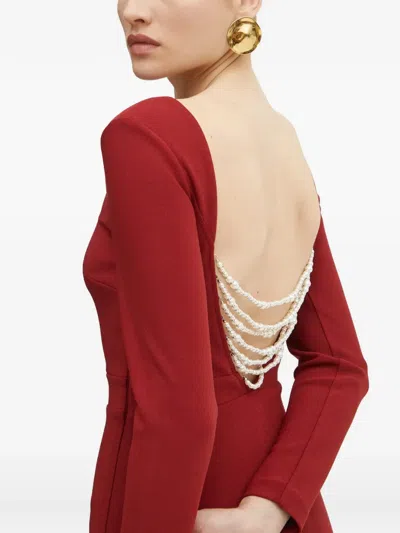 Marciano By Guess Open-back Mini Dress In Red