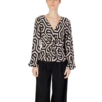 Jacqueline De Yong Beige Polyester Blouse In Multi