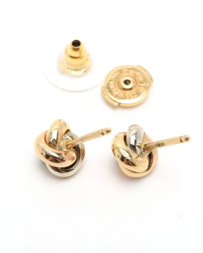 Cartier Vintage Sapphire Baby Trinity Earrings In Gold