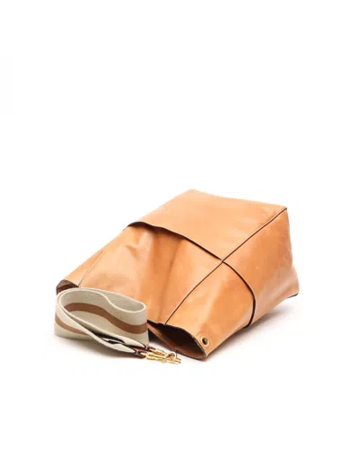 Celine Céline Sangle Seau Large Bucket Bag In Brown