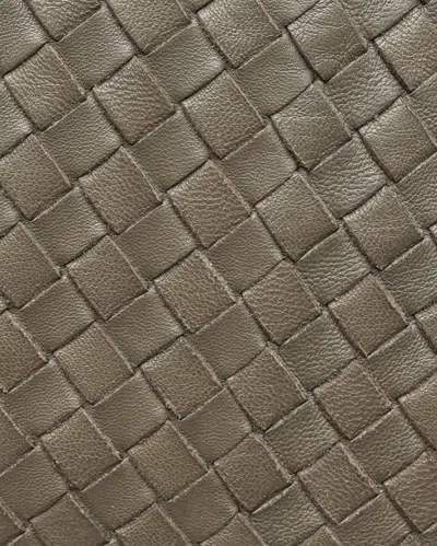 Bottega Veneta Maxi Intrecciato Hobo Bag In Gray